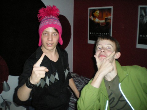 Tim, Patrik och lan-m�ssan!