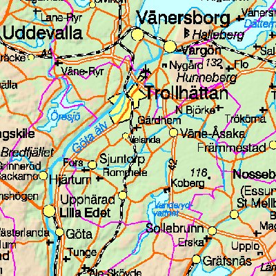 Sverigekarta
