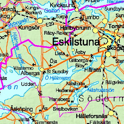 Sverigekarta