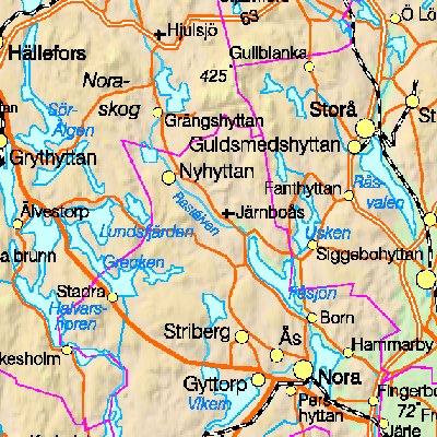 Sverigekarta