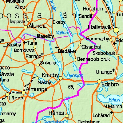 Sverigekarta
