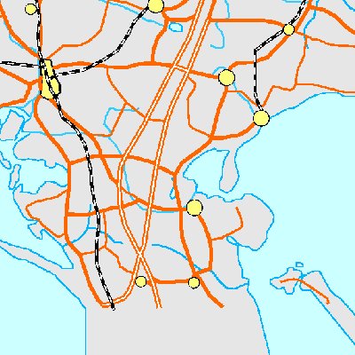 Map of Sweden