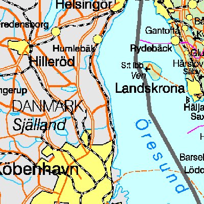 Map of Sweden