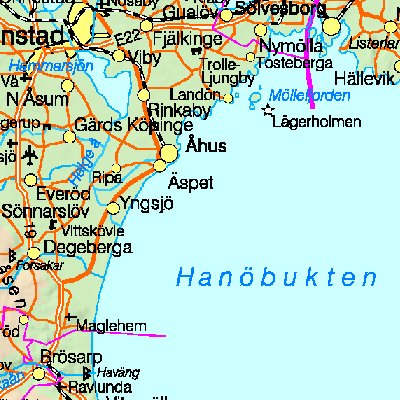 Map of Sweden