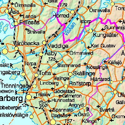 Map of Sweden