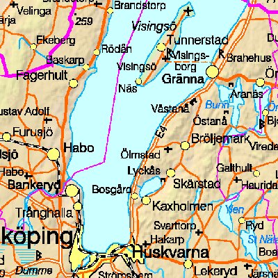 Map of Sweden